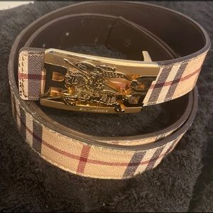Authentic Burberry belt